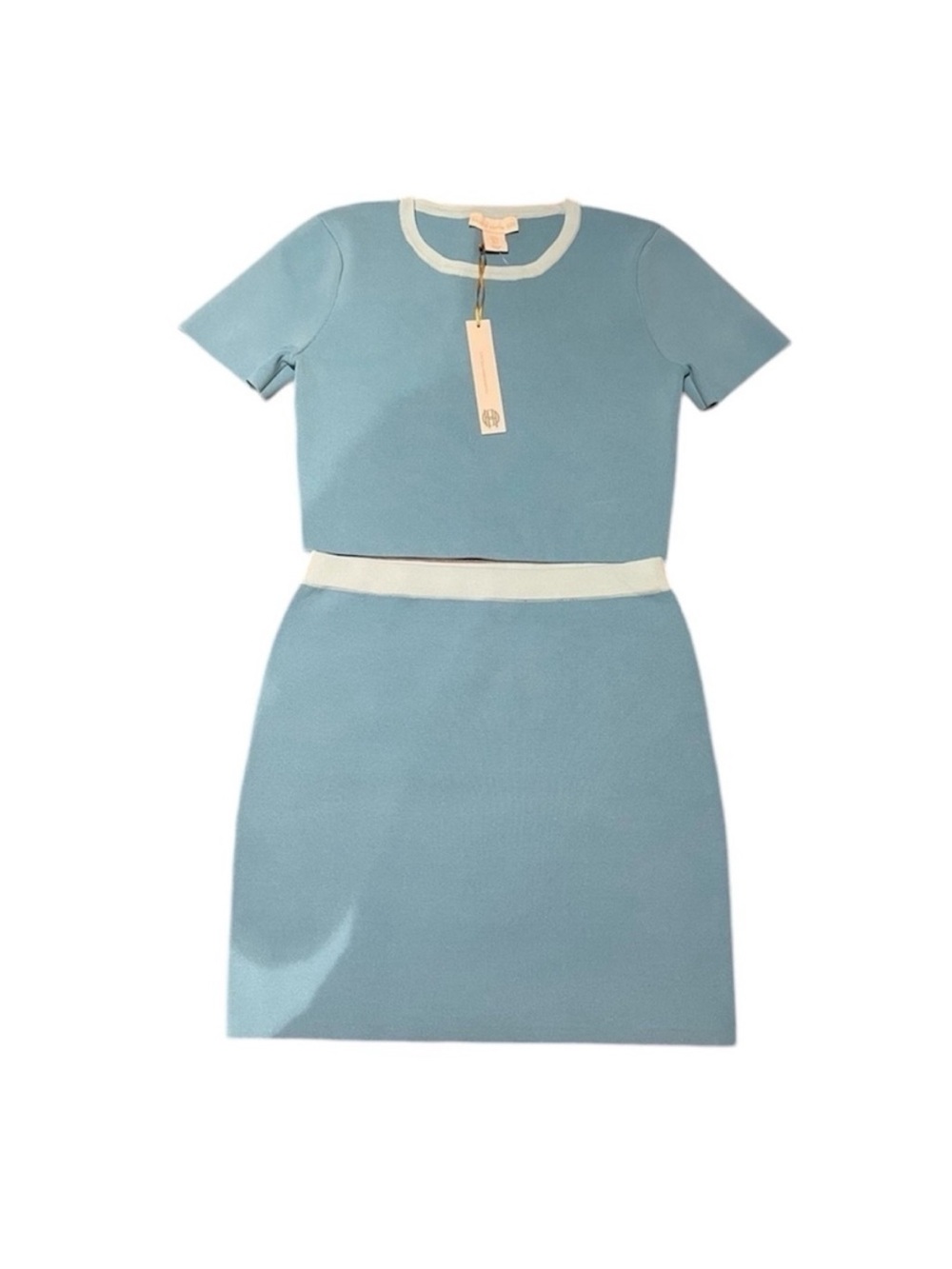 New HOUSE OF HARLOW 1960 2-Piece Knit Set- Top And Skirt